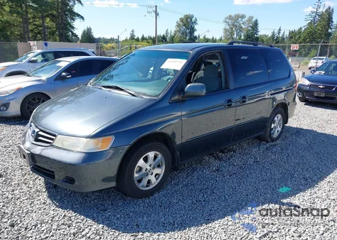 2004 Honda Odyssey Ex z USA, uszkodzony, nr VIN 5FNRL18664B133544